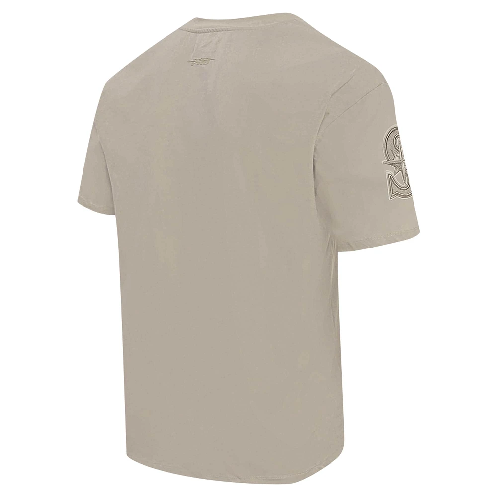 Men's Pro Standard Tan Seattle Mariners Neutral Drop Shoulder T-Shirt