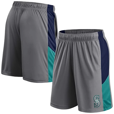 Short pour homme Profile gris/bleu marine Seattle Mariners Team