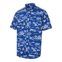 Men's Reyn Spooner Royal Seattle Mariners Cooperstown Collection Kekai Button-Down Shirt