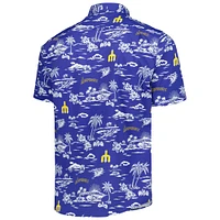 Men's Reyn Spooner Royal Seattle Mariners Kekai Button-Down Shirt