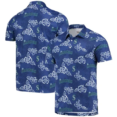 Polo Performance Reyn Spooner Royal Seattle Mariners pour homme