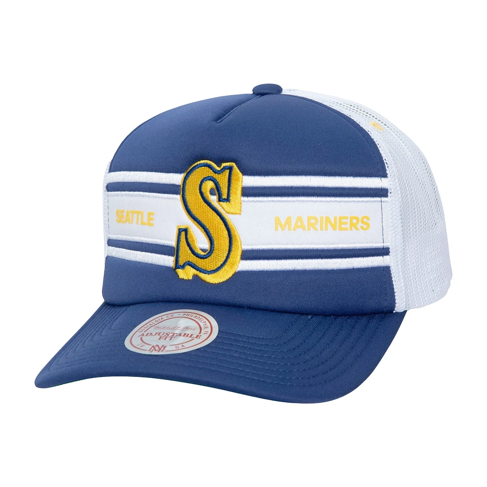 Men's   Royal Seattle Mariners Sideline Trucker Adjustable Hat