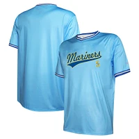 Men's Stitches Light Blue Seattle Mariners Cooperstown Collection Team Jersey