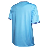 Maillot d'équipe Stitches bleu clair des Seattle Mariners de la collection Cooperstown pour hommes