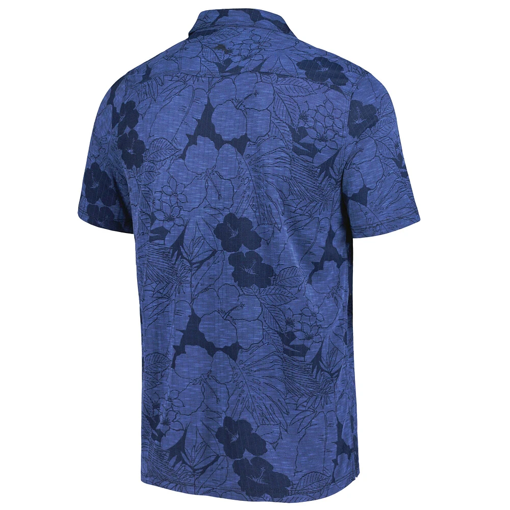 Polo Tommy Bahama Navy Seattle Mariners Blooms pour homme