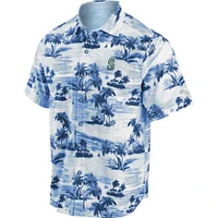 Chemise boutonnée Tommy Bahama Navy Seattle Mariners Tropical Horizons pour homme