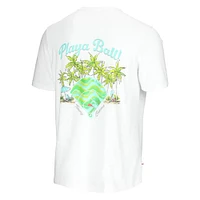 T-shirt Tommy Bahama pour homme blanc Seattle Mariners Playa Ball