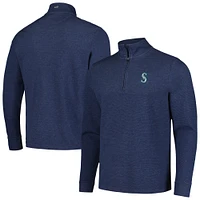 Veste Vineyard Vines pour hommes, bleu marine, Seattle Mariners, Saltwater, quart de zip