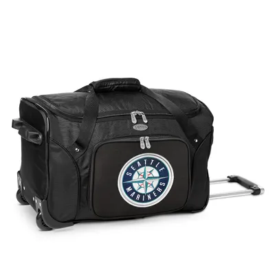 Seattle Mariners MOJO 22" 2-Wheeled Duffel Bag - Black