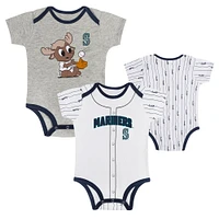 Newborn & Infant Seattle Mariners Play Ball 2-Pack Bodysuit Set