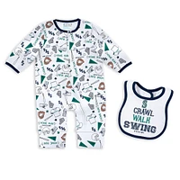 Newborn & Infant WEAR by Erin Andrews Seattle Mariners Sleep Play Set