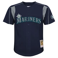 Preschool Mitchell & Ness Felix Hernandez Navy Seattle Mariners Cooperstown Collection Batting Practice Jersey