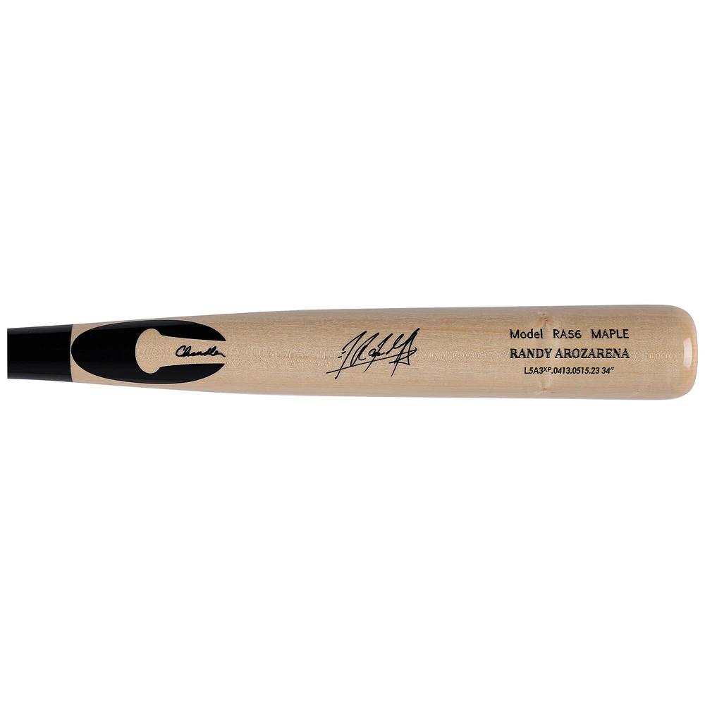Bâton de jeu Chandler autographié par Randy Arozarena des Mariners de Seattle