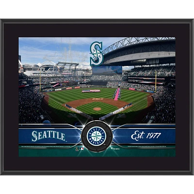 Seattle Mariners 10.5" x 13" Sublimated Team Stadium Plaque