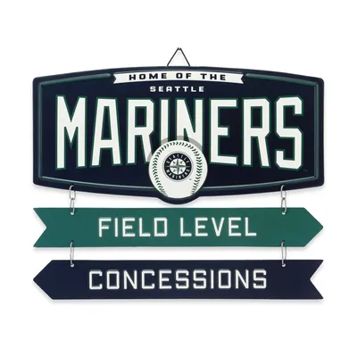 Seattle Mariners 11.8'' x 14.7'' Field Metal Sign