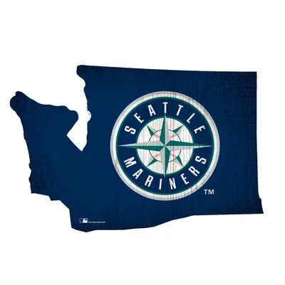 Seattle Mariners 12" Logo State Sign