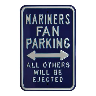 Seattle Mariners 12" x 18" Steel Parking Sign