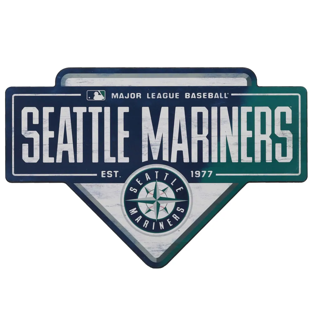 Seattle Mariners Baseball Wood Sign