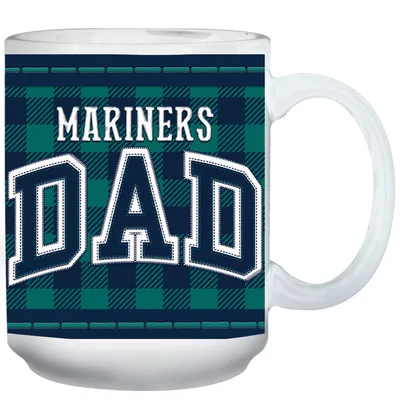 Seattle Mariners 15oz. Buffalo Plaid Father's Day Mug