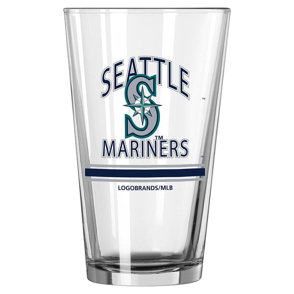 Mariners de Seattle 16oz. Verre à pinte, paquet de deux