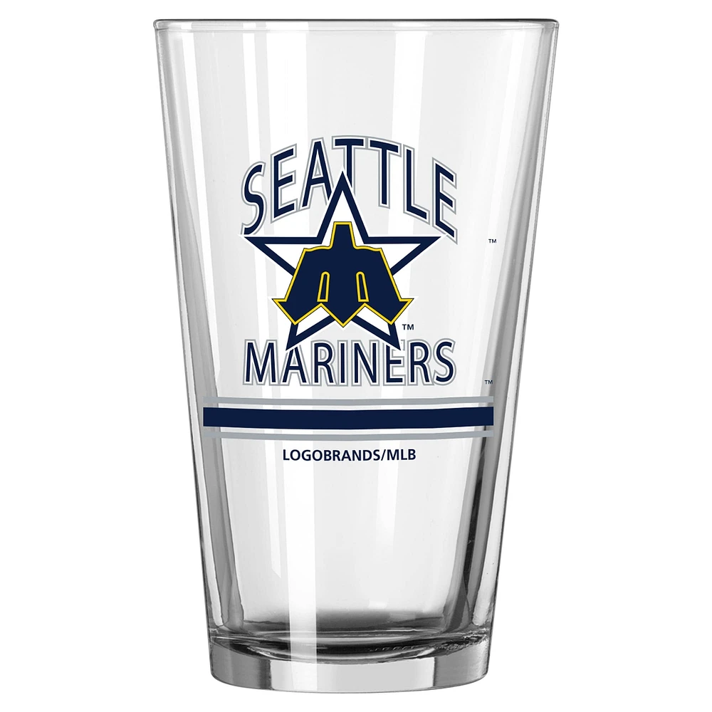 Mariners de Seattle 16oz. Verre à pinte, paquet de deux