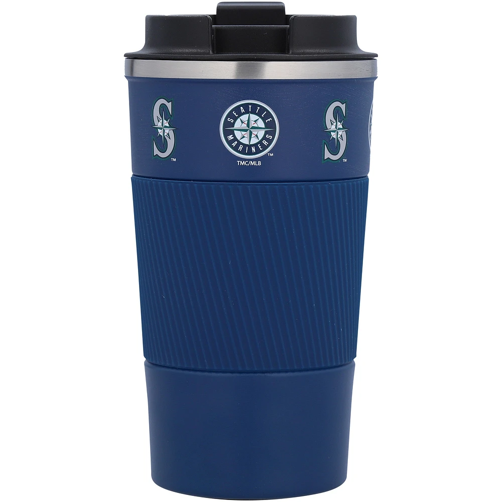 Gobelet à café Seattle Mariners 18 oz avec poignée en silicone