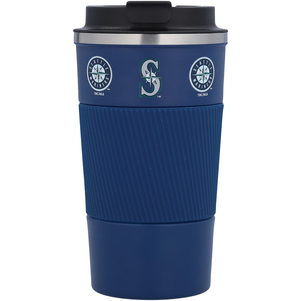 Gobelet à café Seattle Mariners 18 oz avec poignée en silicone