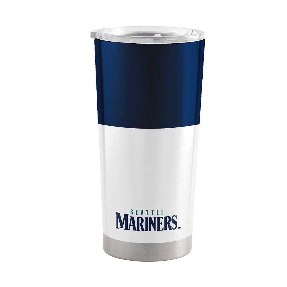 Seattle Mariners 20oz. Colorblock Stainless Steel Tumbler