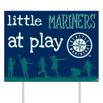 Seattle Mariners 24" x 18" Little Fans At Play Yard Sign