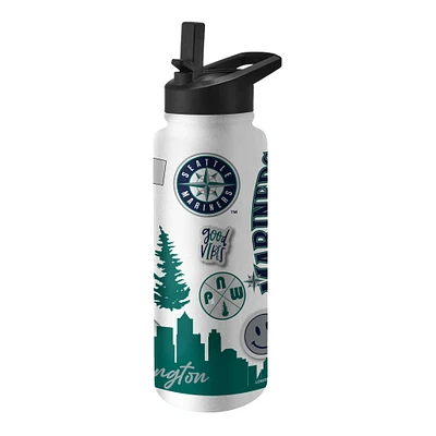 Seattle Mariners 34oz. Native Quencher Bottle