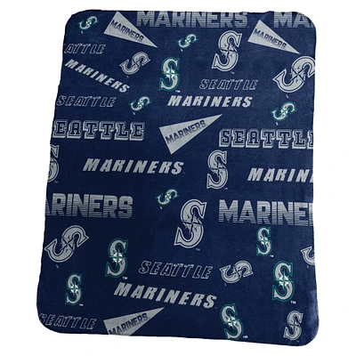 Couverture polaire classique 50" x 60" des Mariners de Seattle