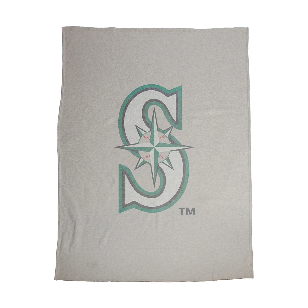 Couverture sweat-shirt 54" x 84" des Mariners de Seattle