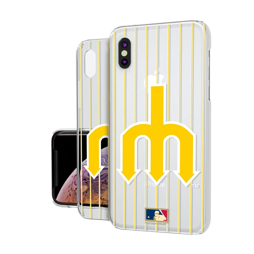 Keyscaper Seattle Mariners Pinstripe Cooperstown Design iPhone Rugged Case