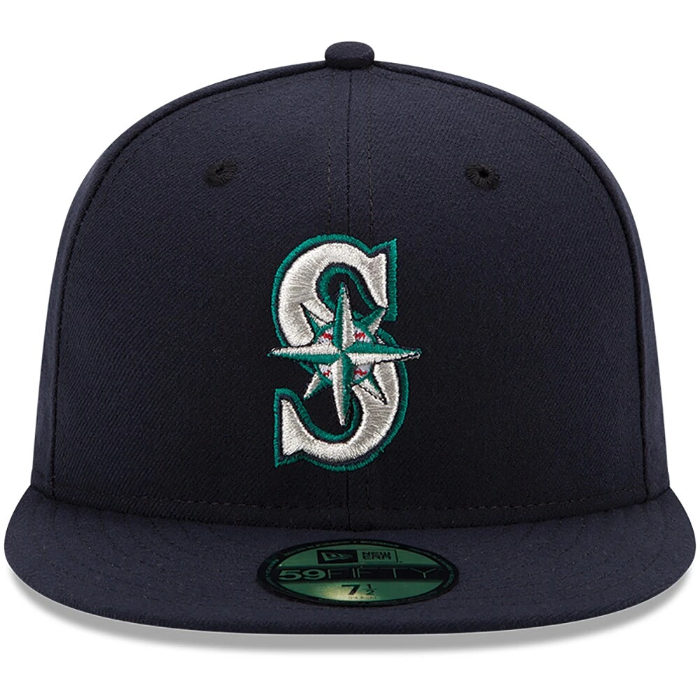 Seattle Mariners New Era Youth Game Authentic Collection On-Field 59FIFTY - Casquette ajustée Marine