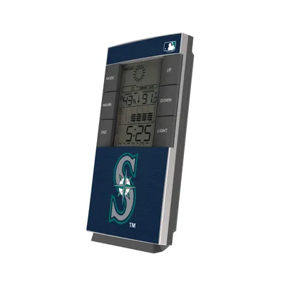 Seattle Mariners Solid Digital Desk Clock