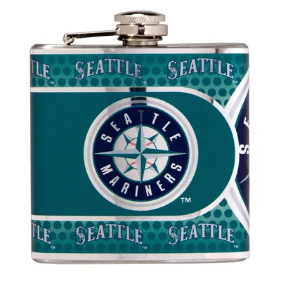 Seattle Mariners 6oz. Stainless Steel Hip Flask - Silver