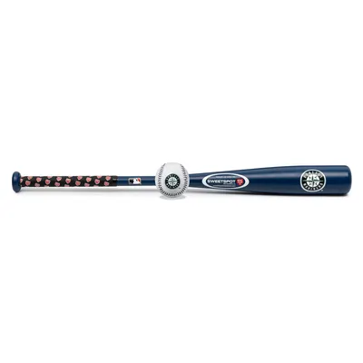 Seattle Mariners SweetSpot Baseball Senior 32 Bat and Spaceball Combo