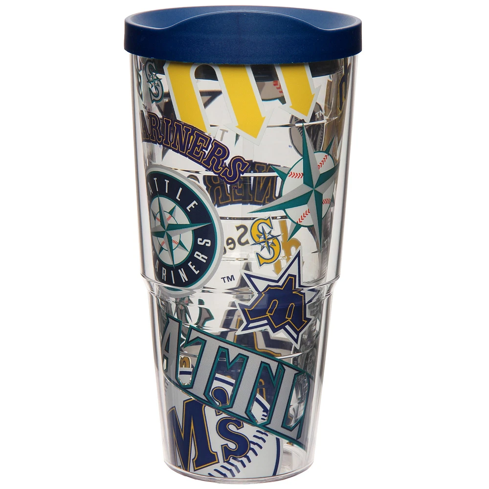 Tervis Mariners de Seattle 24oz. Gobelet entièrement enveloppé avec couvercle