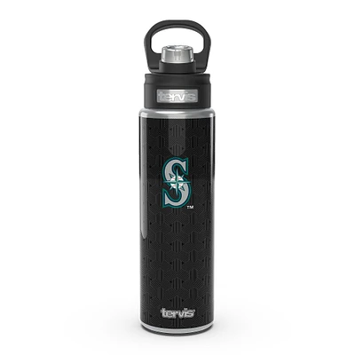 Tervis Seattle Mariners 24 oz. Bouteille à large ouverture en acier inoxydable Weave