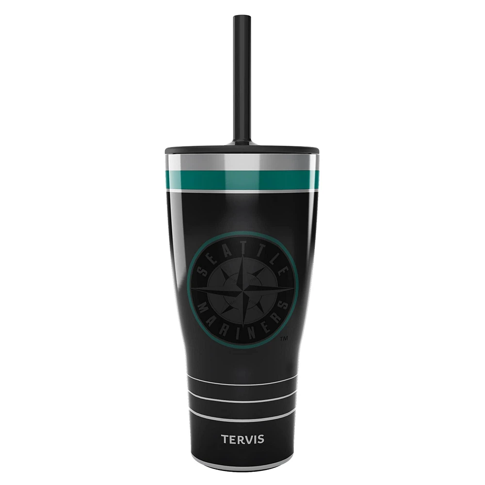 Tervis Mariners de Seattle 30oz. Gobelet de jeu de nuit avec paille