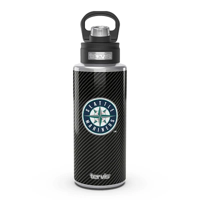 Tervis Mariners de Seattle 32oz. Bouteille à large goulot en fibre de carbone