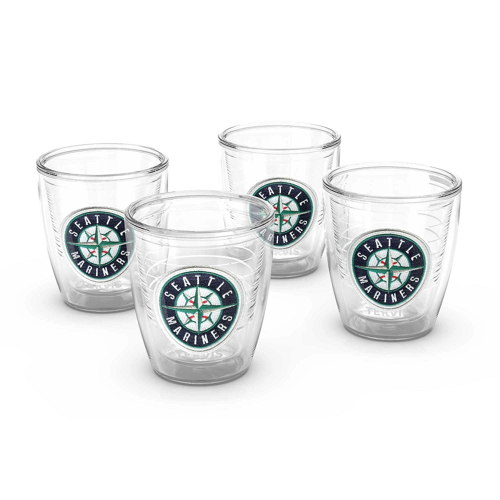 Tervis Seattle Mariners paquet de quatre 12oz. Ensemble de gobelets emblème