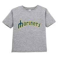 Toddler Soft as a Grape Navy/Gray Seattle Mariners Cooperstown Collection Two-Pack T-Shirt Set