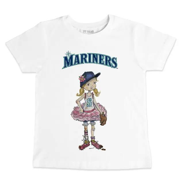 Lids Seattle Mariners Tiny Turnip Infant Peace Love Baseball T-Shirt -  White