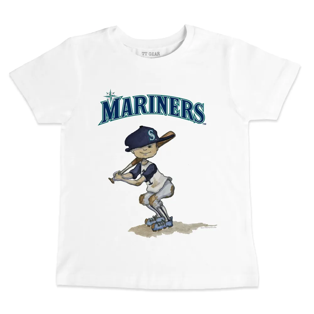 Youth Seattle Mariners Majestic White Home Official Team Jersey