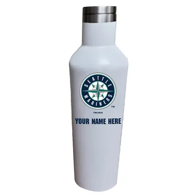 Seattle Mariners 17oz. Personalized Infinity Stainless Steel Water Bottle - White