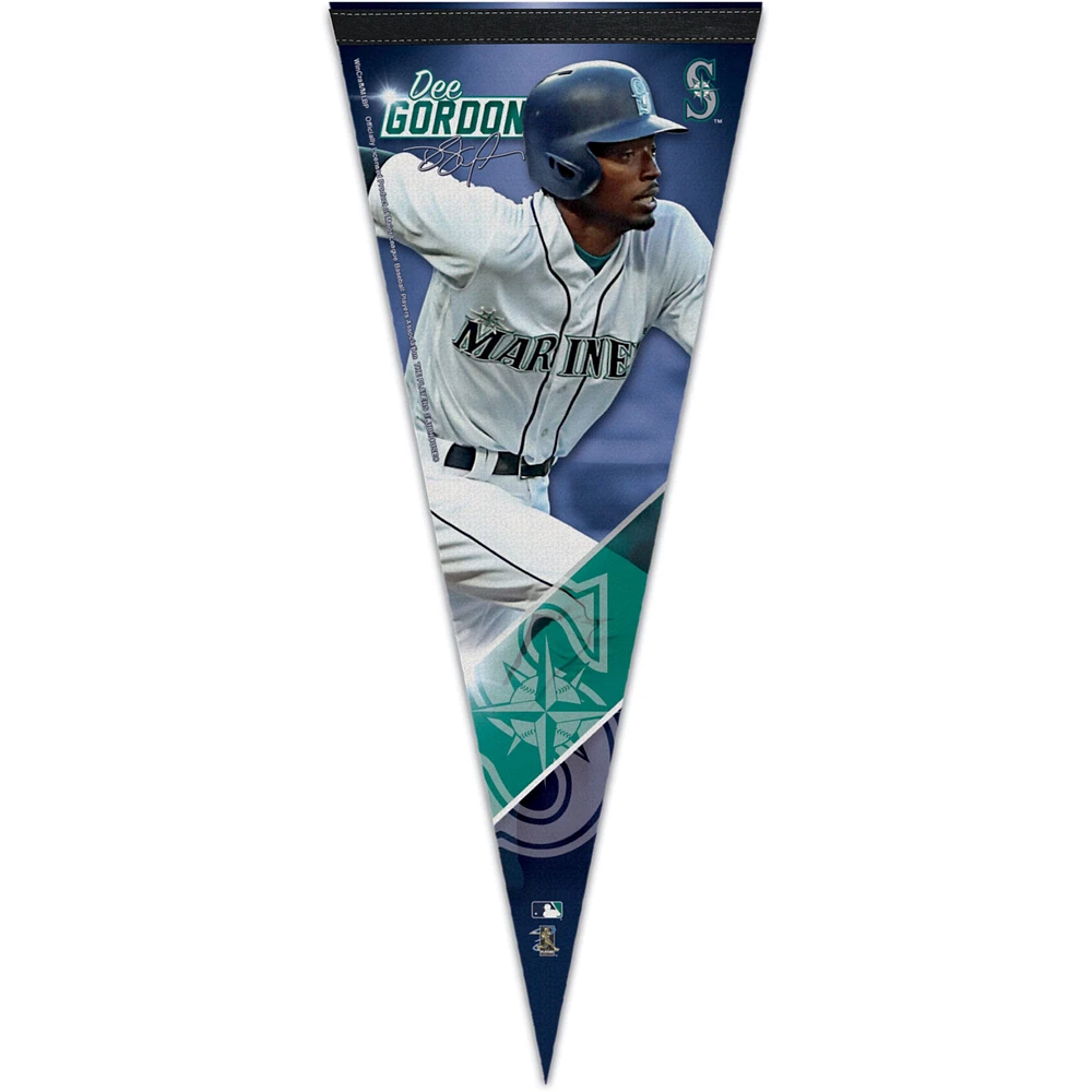 WinCraft Dee Gordon Seattle Mariners 12'' x 30'' Player Premium Pennant