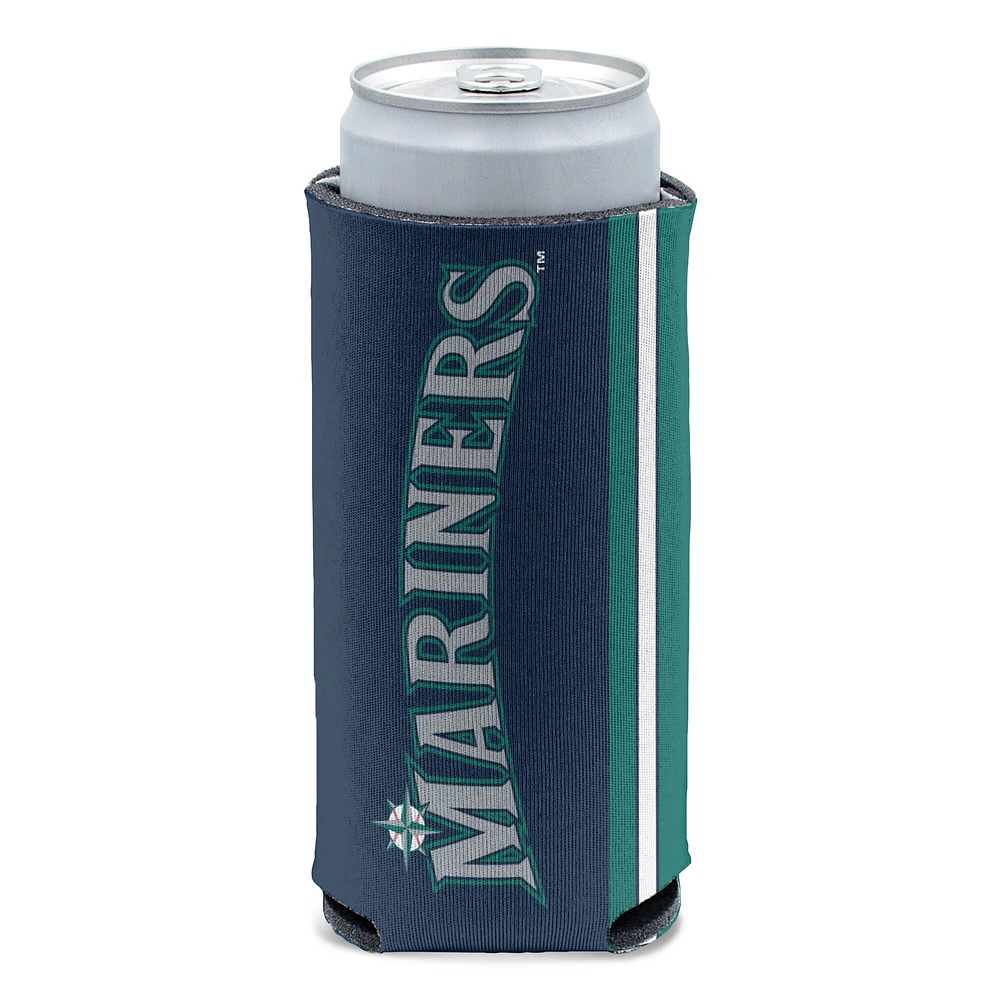 WinCraft Seattle Mariners 12 oz. Refroidisseur de canette mince