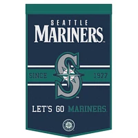 Bannière à slogan WinCraft Seattle Mariners 24 po x 38 po