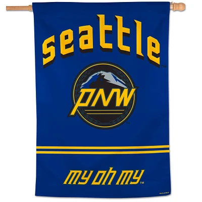 WinCraft Seattle Mariners 28" x 40" 2023 City Connect Bannière verticale simple face